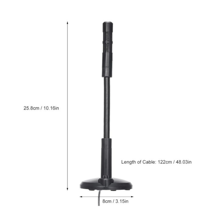 Microphone USB M-309 Plug & Play Rotation 360 degrés image #06