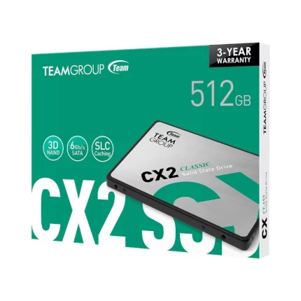 SSD 512GB TeamGroup CX2 3D NAND 6GBs