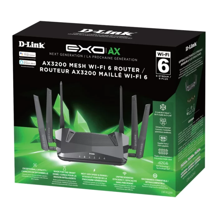 Routeur Wi-Fi 6 EXO AX3200 D-Link DIR-X3260 image #06
