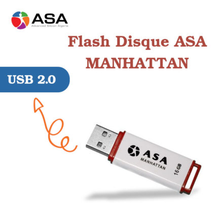 Flash Disque ASA MANHATTAN 16 GB avec indicateur led