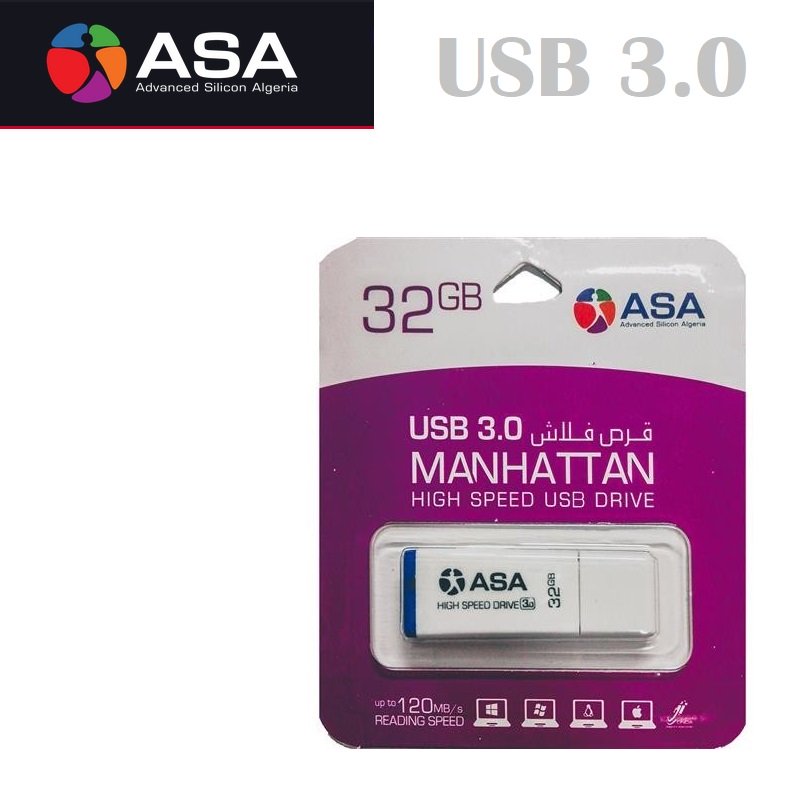 Flash Disque ASA Manhattan 32Go USB 3.0 Flash Disque ASA Manhattan 32Go USB 3.0
