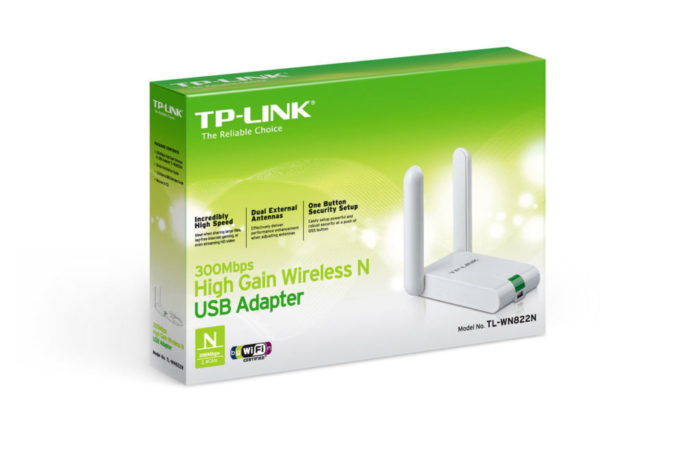 Adaptateur USB WiFi à gain élevé 300 Mbps TL-WN822N VER 5.0 – Image 1