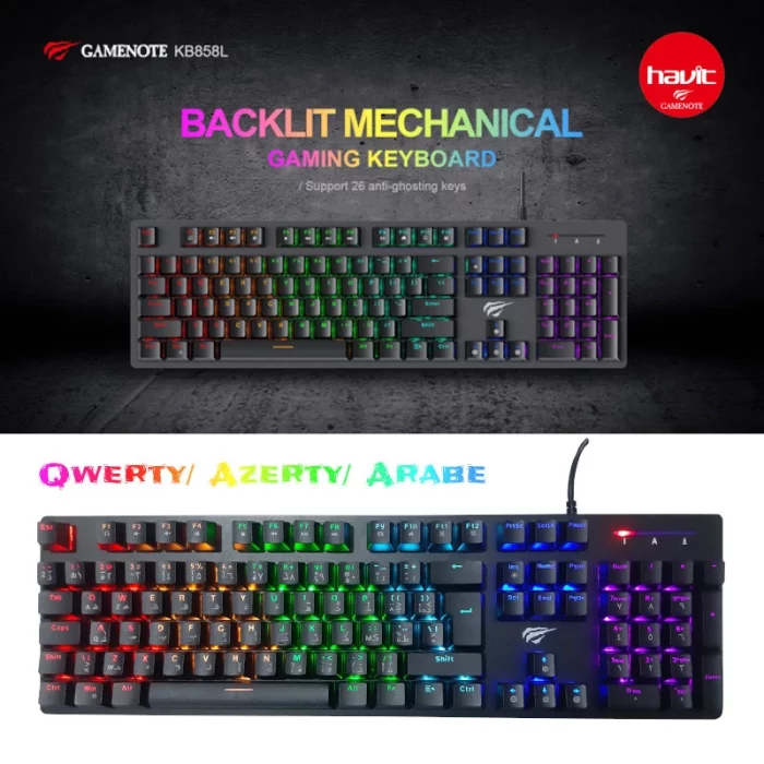 Clavier-Mecanique-Gamer-Havit-gamenote-KB858L-en-fr-ar-image-01