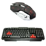 Combo Clavier Souris Sans-fil HK6700 2.4Ghz Azerty #image 01