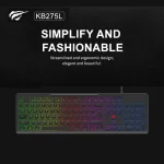 Havit KB275L Clavier Gaming Azerty filaire image #01