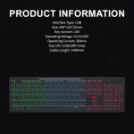 Havit KB275L Clavier Gaming Azerty filaire image #06