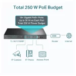 Switch 18 ports Gigabit 16 PoE+ TL-SG1218MP image 4