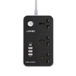 Multiprise Ldnio 3 prises 220V 4 prises USB SC3412 2500W 10A image 01
