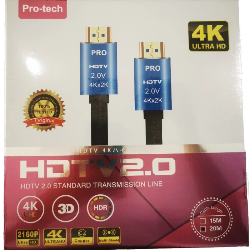 Cable HDMI Pro tech 4K 20m 01