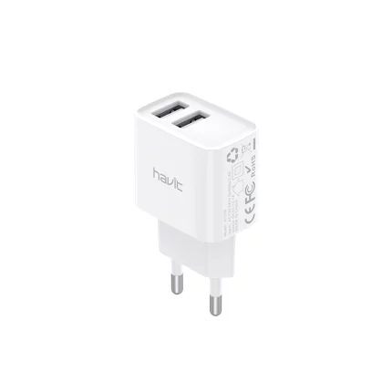 Chargeur HAVIT H131P 2.4A Double USB