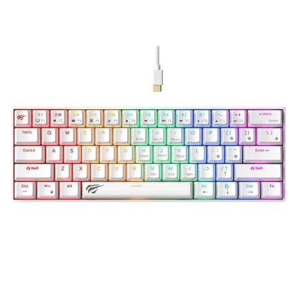 Clavier mecanique HAVIT KB903L Blanc Gaming