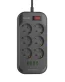 Multiprise SIYOTEAM SE6403 2500W 6 prises + 4 USB Auto ID 01
