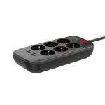 Multiprise SIYOTEAM SE6403 2500W 6 prises + 4 USB Auto ID 03