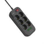 Multiprise SIYOTEAM SE6403 2500W 6 prises + 4 USB Auto ID 05