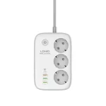 Multiprise SIYOTEAM SEW3452 3 prises et 4 ports USB 01
