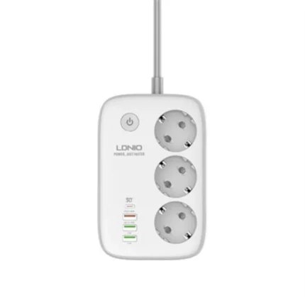 Multiprise SIYOTEAM SEW3452 3 prises et 4 ports USB 01