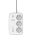 Multiprise SIYOTEAM SEW3452 3 prises et 4 ports USB 01