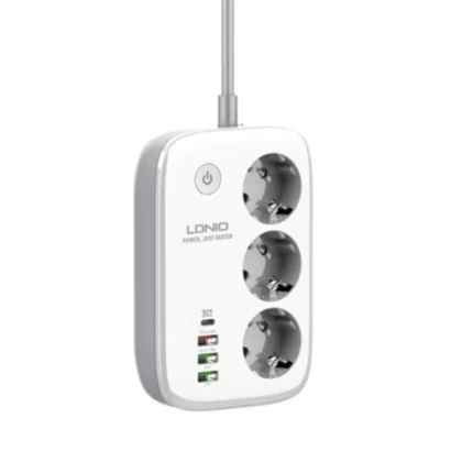 Multiprise SIYOTEAM SEW3452 3 prises et 4 ports USB 02