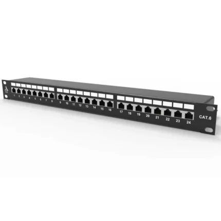 Panneau de brassage Capsys Cat 6 FTP 24 ports 1