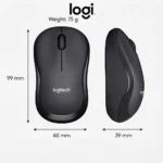 souris silent logitech m220 wireless sans fil