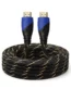 câble hdmi 15m capsys rond full hd 4k connecteurs plaqués or