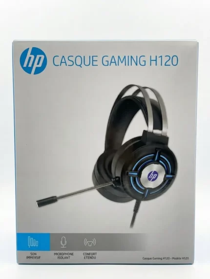 casque gaming hp h120 rgb filaire