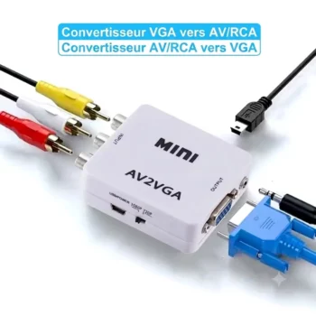 Convertisseur VGA vers AV RCA