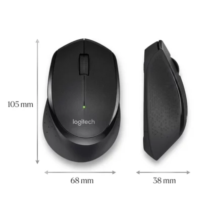 souris sans fil logitech m330 silent ergonomique