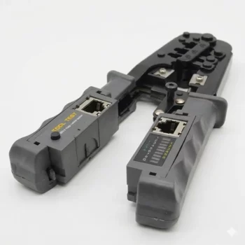 Pince à sertir 486ST avec testeur de câble réseau intégré pour connecteurs RJ45 RJ11 RJ12s92uxrs92uxrs92u