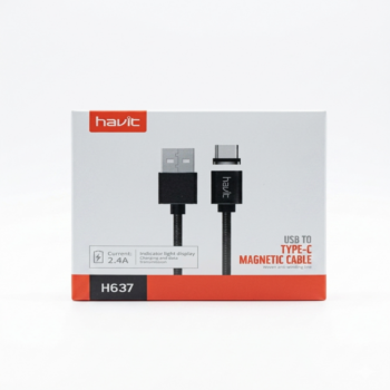 câble usb-c vers usb-c havit h637 charge 2.4a transfert données renforcé
