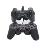 Double Manettes UCOM L6000 USB pour PC avec double vibration et joysticks analogiques