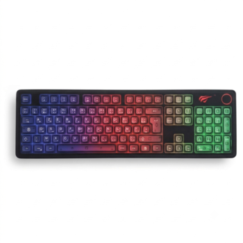 Clavier gaming Havit KB26L Mixed rétroéclairé RGB pour PC gamer Algérie 2