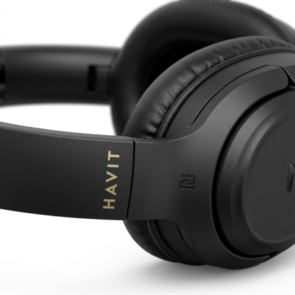 casque sans fil bluetooth anc havit h612bt pro noir over ear pliable 2