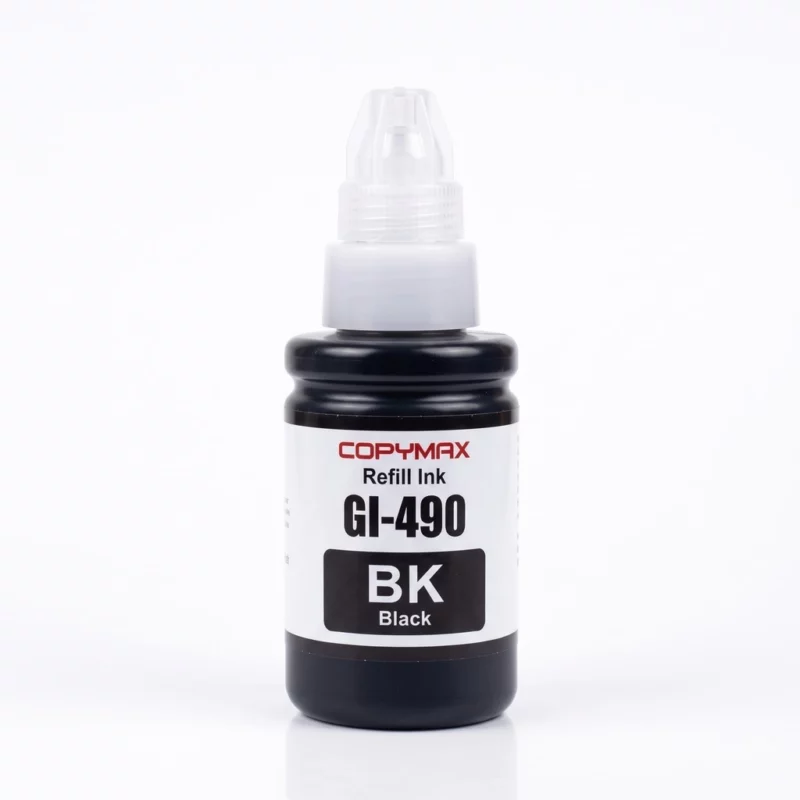 Bouteille Encre Noir Compatible Canon GI-490 Copymax 135ml