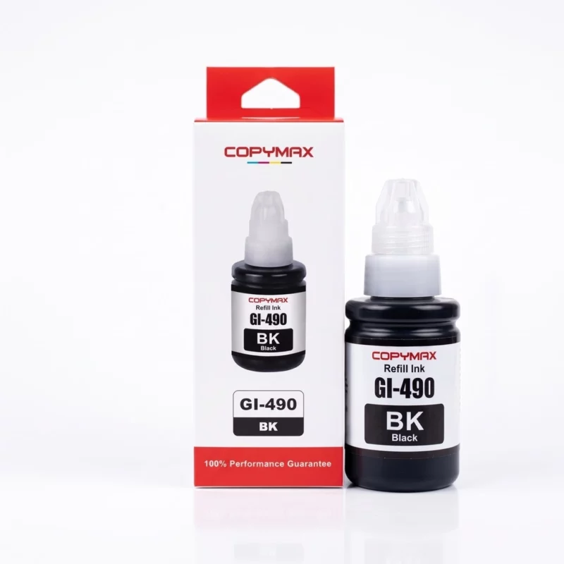 Bouteille Encre Noir Compatible Canon GI-490 Copymax 135ml